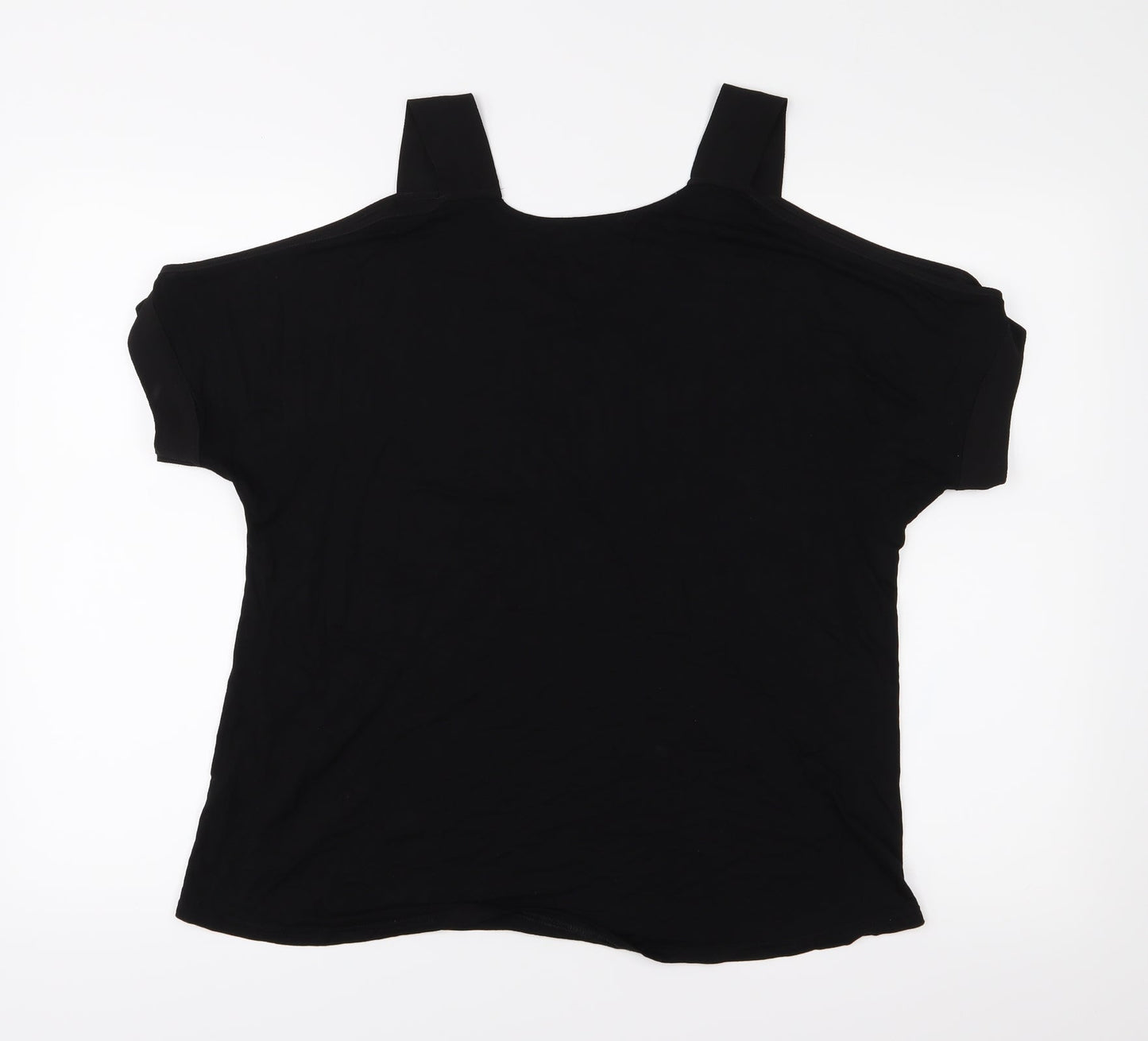 Papaya Womens Black   Basic Blouse Size 12