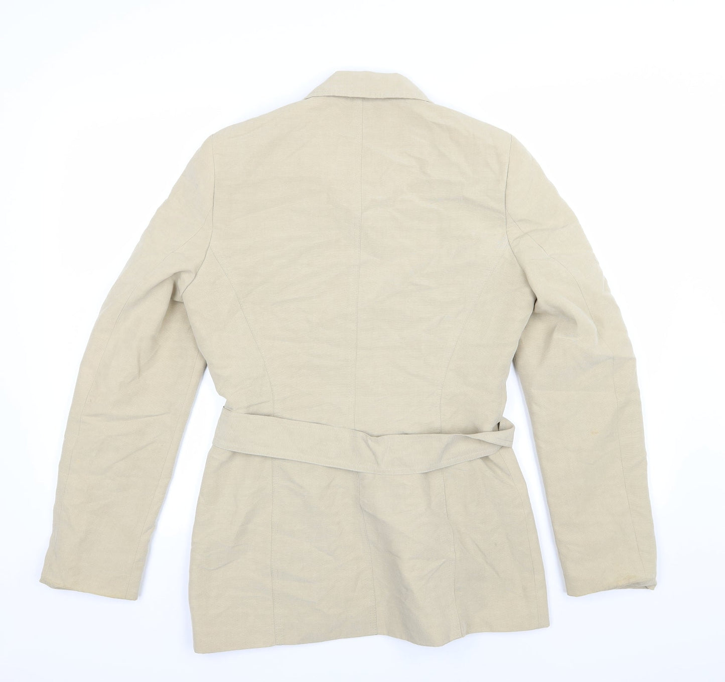Womens UK Size 10 Wallis Beige Overcoat
