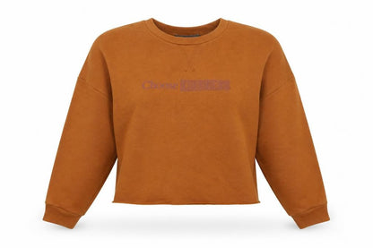 Primark Womens Brown  Jersey Pullover Sweatshirt Size S  - Choose Kindness