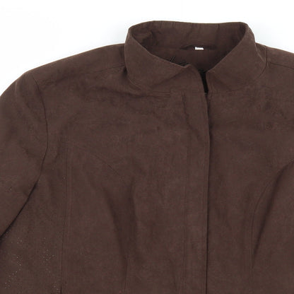 Klass Womens Brown   Jacket Coat Size 18