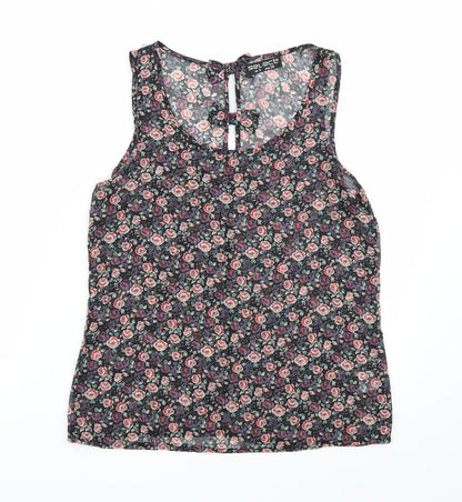 Womens UK Size 8 Select Black Basic Tank