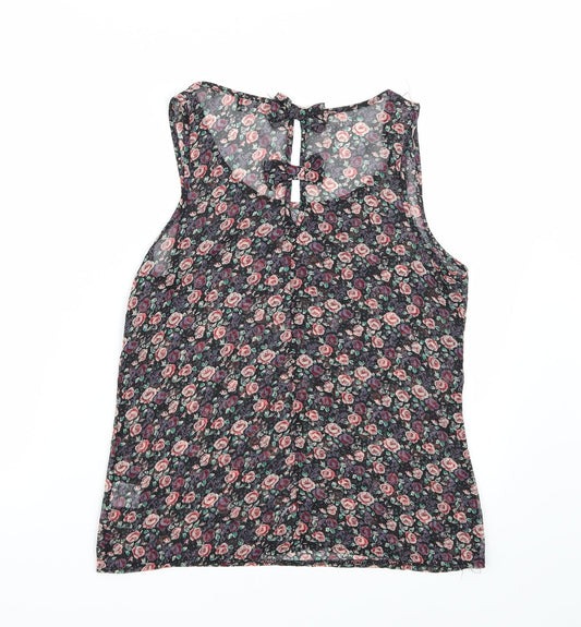 Womens UK Size 8 Select Black Basic Tank
