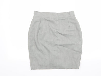 Preworn Womens Grey   Mini Skirt