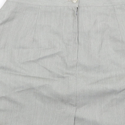 Preworn Womens Grey   Mini Skirt