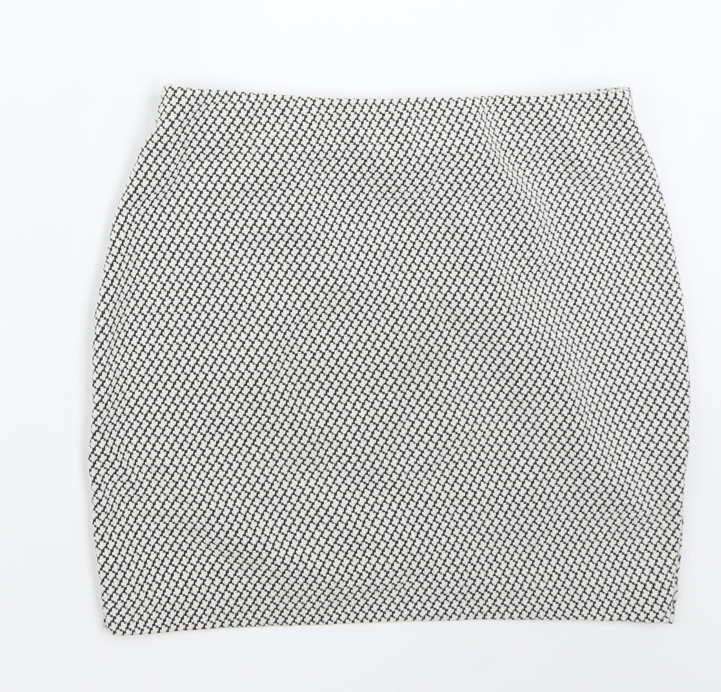 H&M Womens White   A-Line Skirt Size S