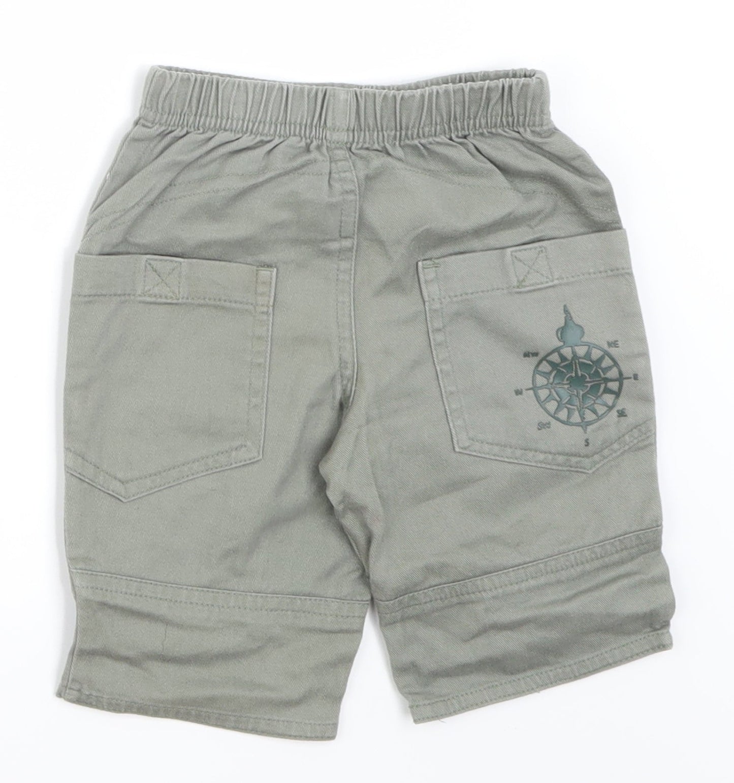 Adams  Boys Green   Cargo Jeans Size 3-6 Months