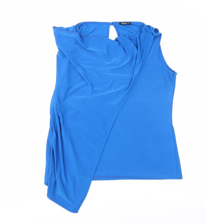 Womens UK Size 14 Roman Blue Basic Tank