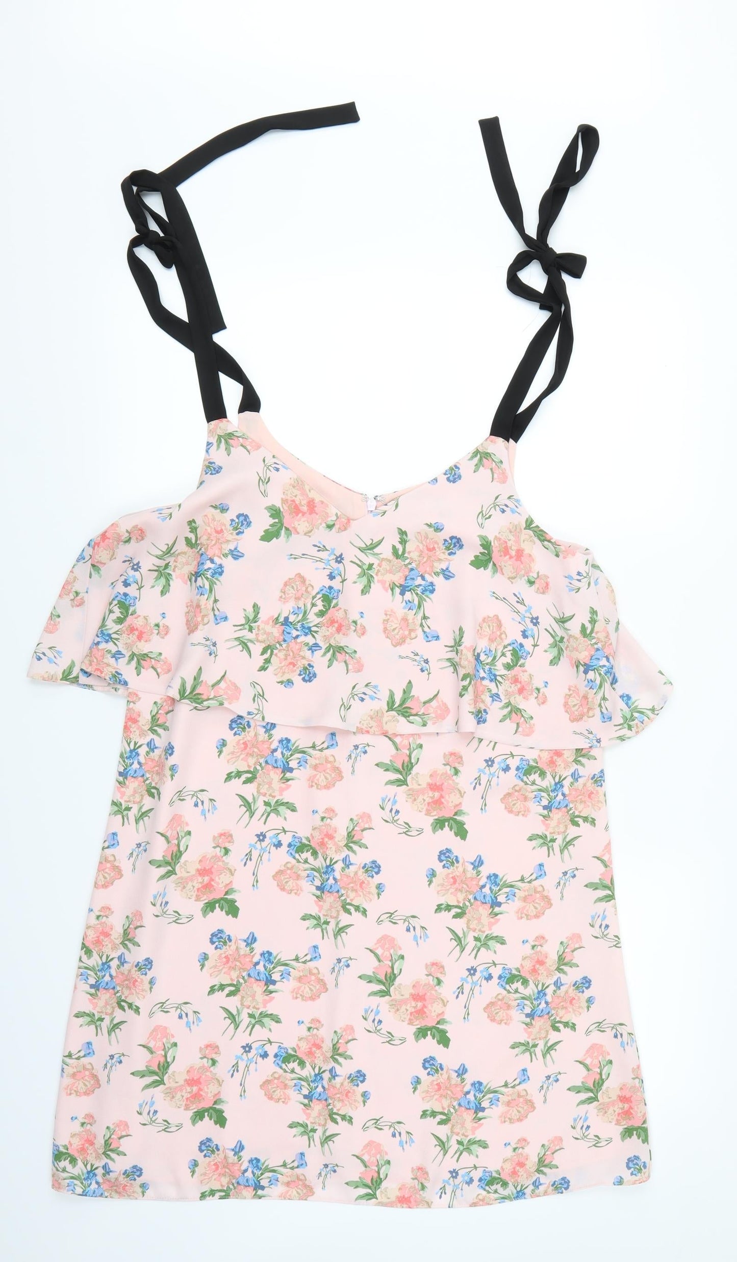 Dorothy Perkins Womens Pink Floral  A-Line  Size 14