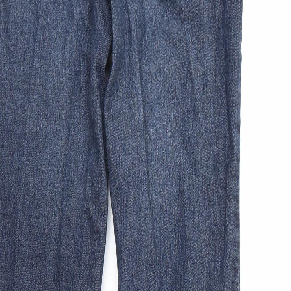 Womens UK Size 4 H&M Regular Fit Jegging Blue Trousers