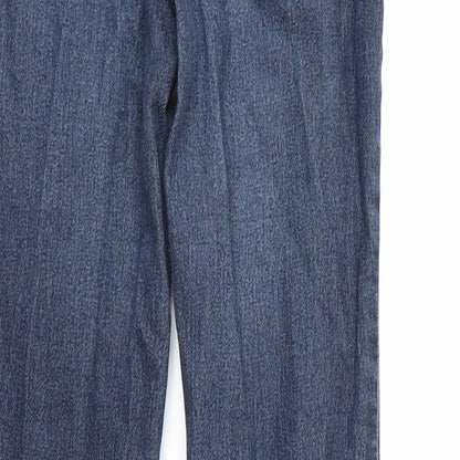 Womens UK Size 4 H&M Regular Fit Jegging Blue Trousers