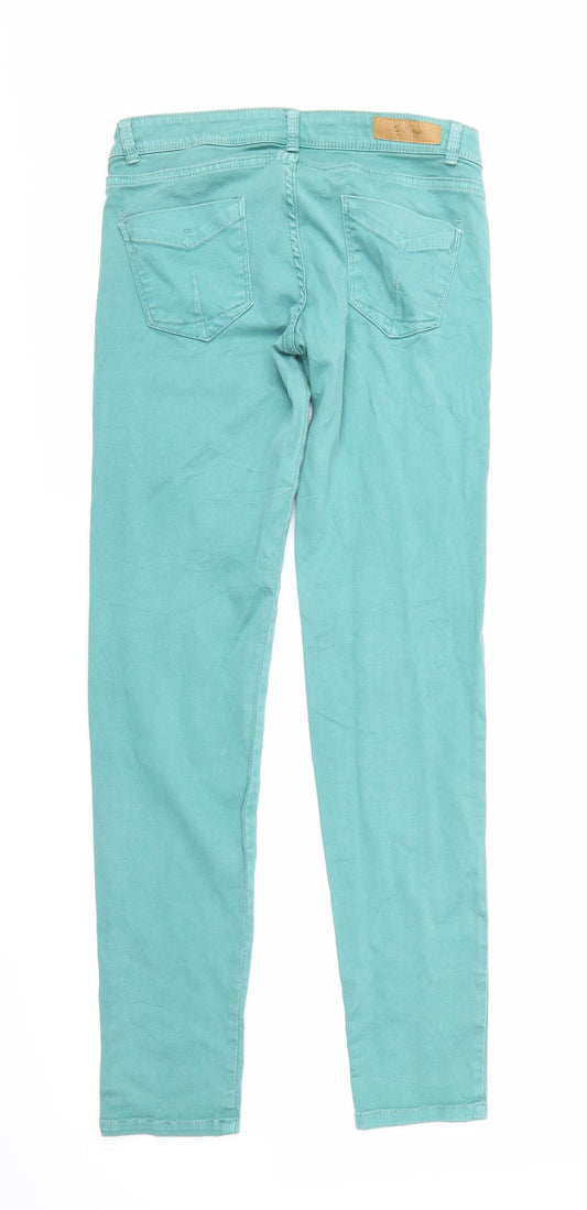 Zara Womens Blue  Denim Skinny Jeans Size 8 L29 in