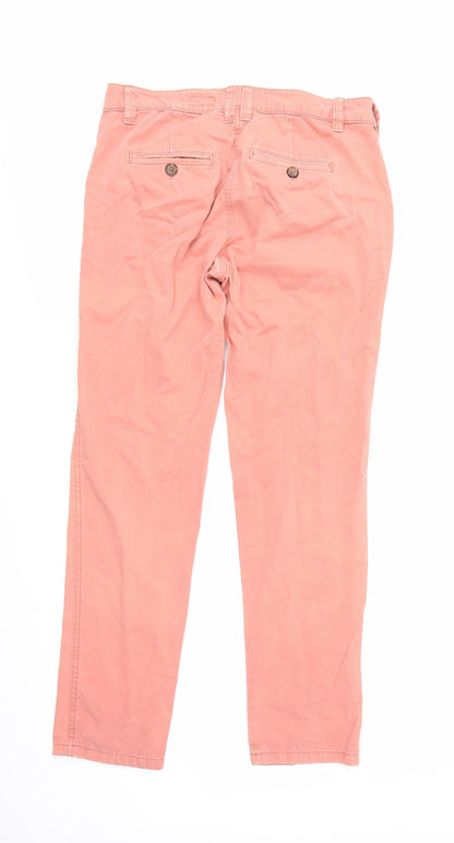 Womens UK Size 8 NEXT Regular Fit Snow Pants Pink Trousers