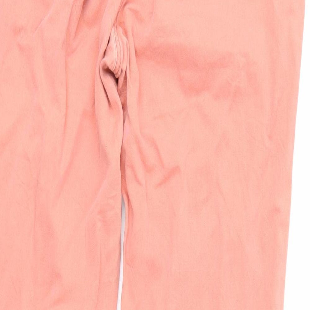 Womens UK Size 8 NEXT Regular Fit Snow Pants Pink Trousers