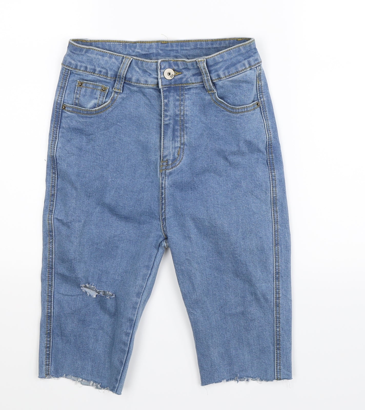 Womens UK Size 8 Preworn Extra-Slim Fit Bermuda Shorts