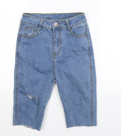 Womens UK Size 8 Preworn Extra-Slim Fit Bermuda Shorts
