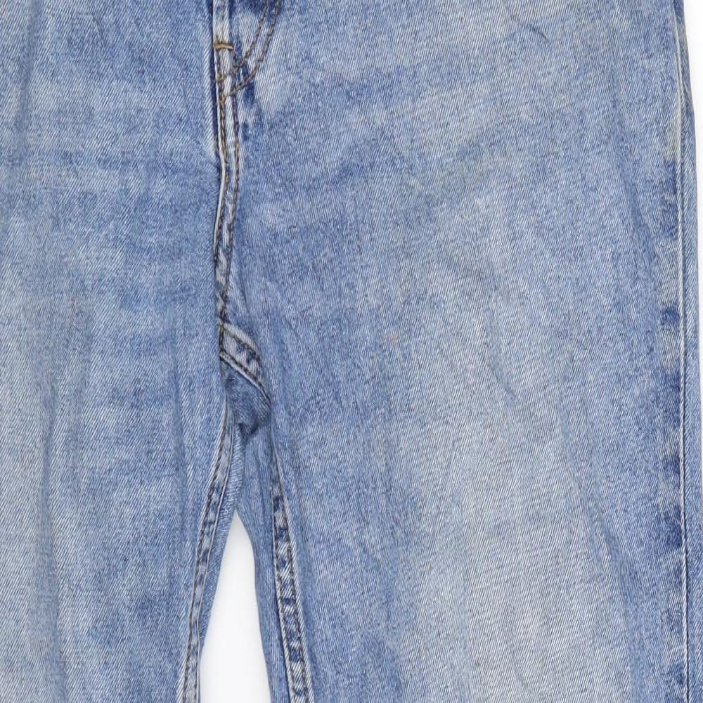 Womens UK Size 10 Divided Slim Fit Straight Blue Jeans