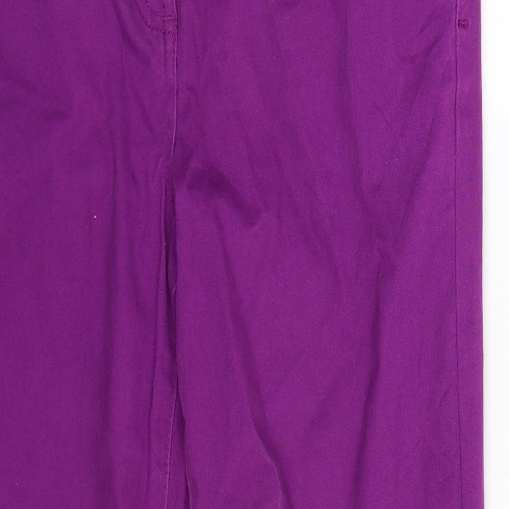 Soon Womens Purple  Denim Straight Jeans Size 10 L25 in