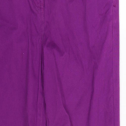 Soon Womens Purple  Denim Straight Jeans Size 10 L25 in