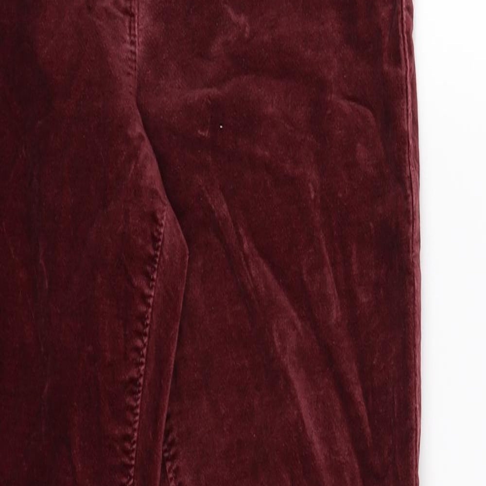 Womens UK Size 8 Marks and Spencer Extra-Slim Fit  Purple Trousers