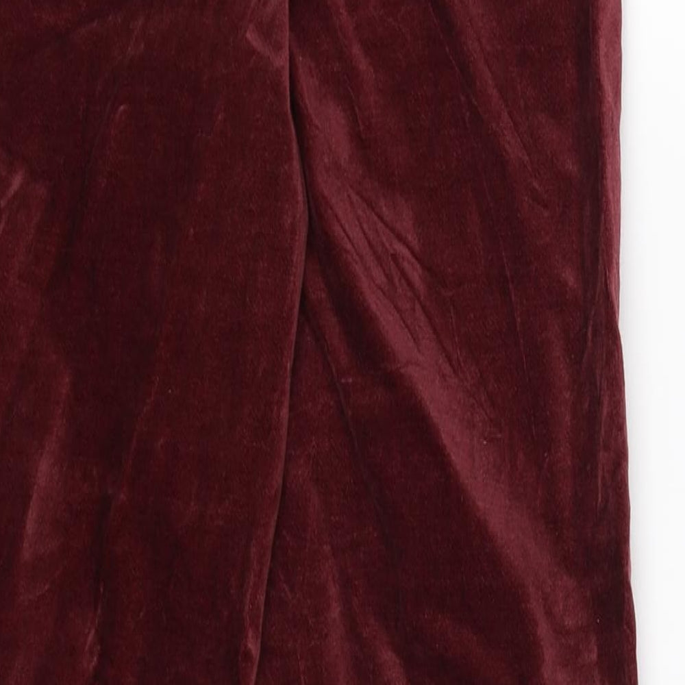 Womens UK Size 8 Marks and Spencer Extra-Slim Fit  Purple Trousers