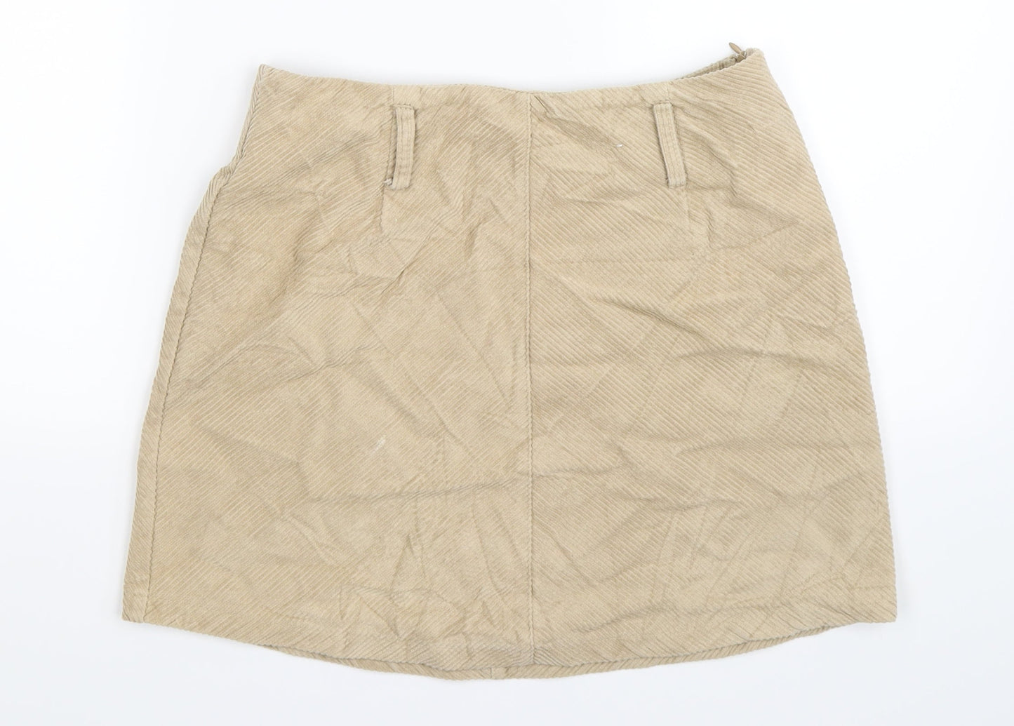 Womens UK Size 10 Denim Co A-Line Corduroy Skirt