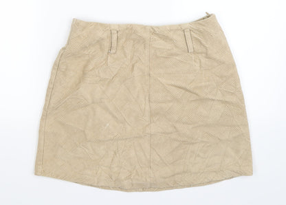 Womens UK Size 10 Denim Co A-Line Corduroy Skirt