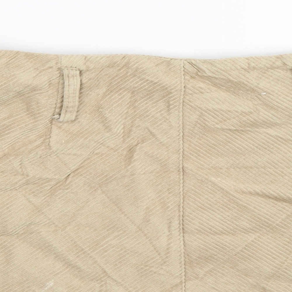 Womens UK Size 10 Denim Co A-Line Corduroy Skirt