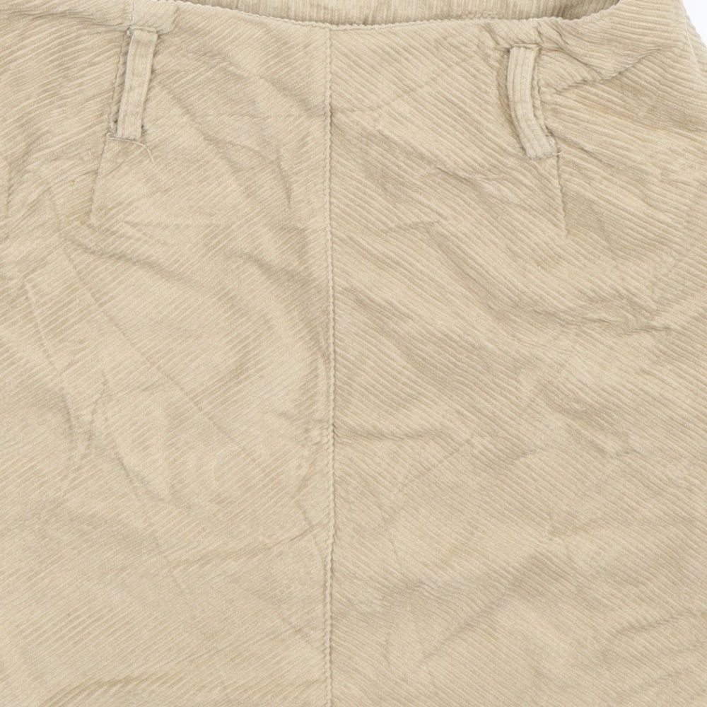 Womens UK Size 10 Denim Co A-Line Corduroy Skirt