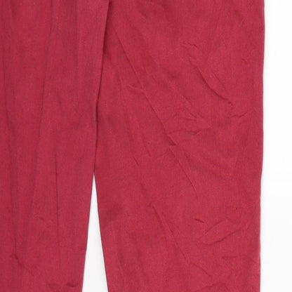 Denim Co Womens Pink  Denim Jegging Jeans Size 12 L31 in