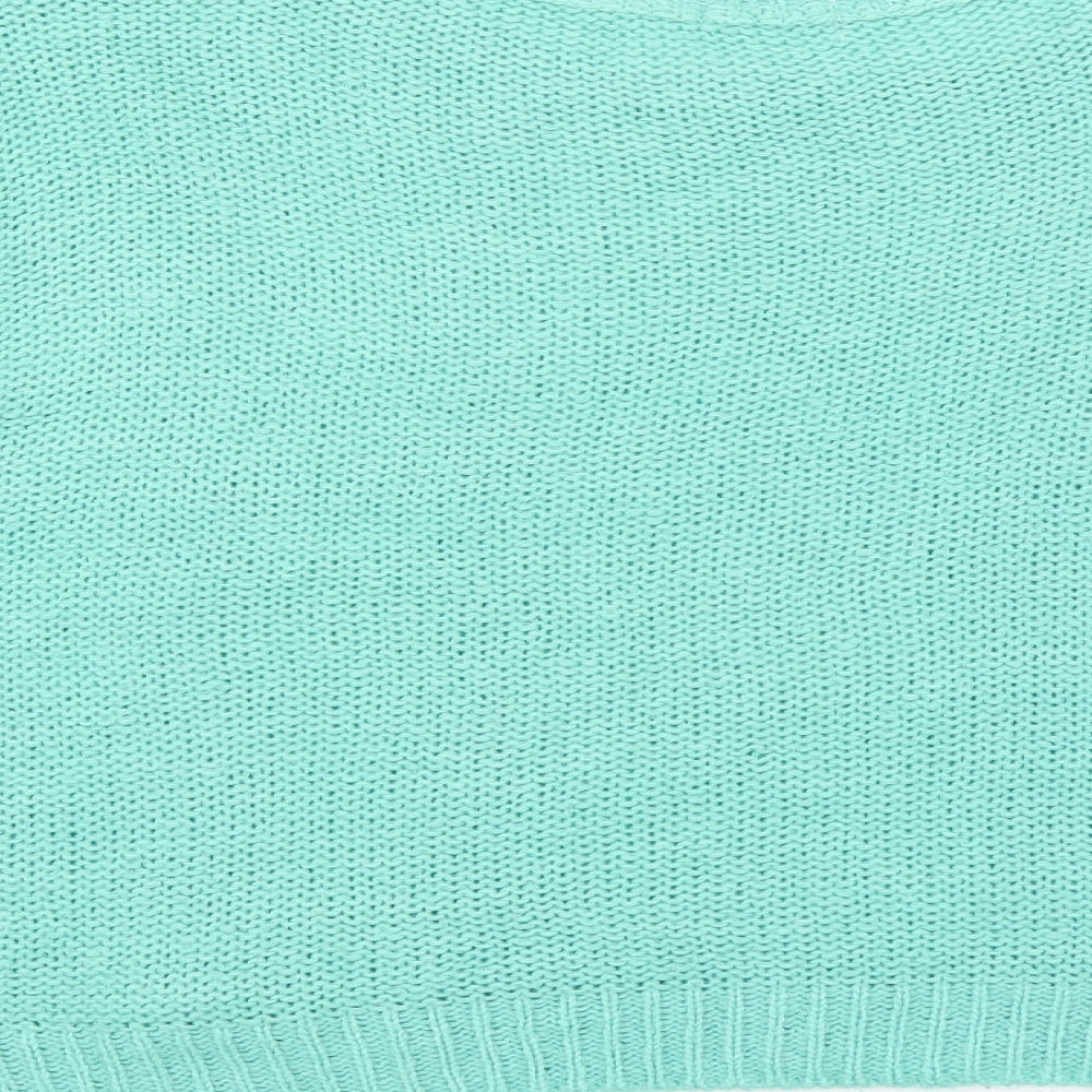 Nastygal Womens Green  Knit Pullover Jumper Size M