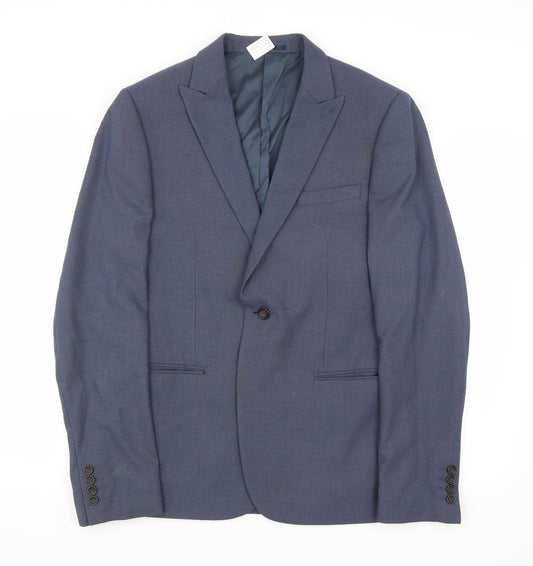 Mens UK Size 42 NEXT Regular Blue Suit Jacket