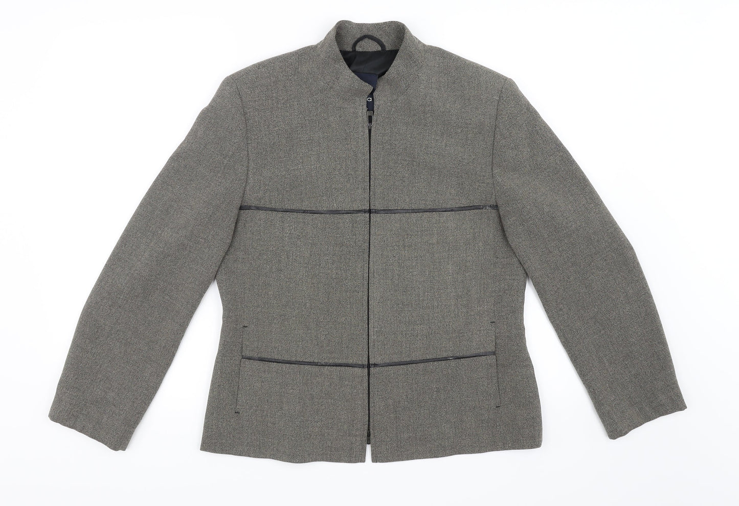 Womens UK Size 12 Bianca Regular Brown Blazer