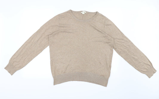 H&M Mens Brown   Pullover Jumper Size L