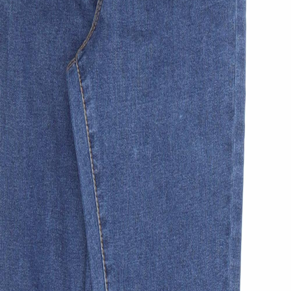 Denim Co. Womens Blue  Denim Skinny Jeans Size 6 L20 in
