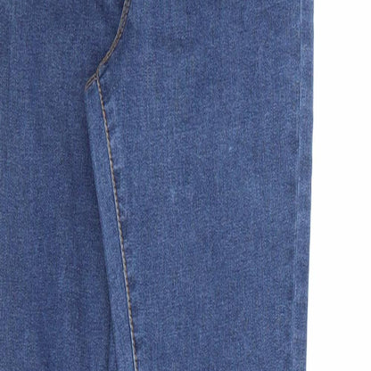 Denim Co. Womens Blue  Denim Skinny Jeans Size 6 L20 in