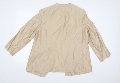 Ann Harvey Womens Beige   Jacket  Size 16