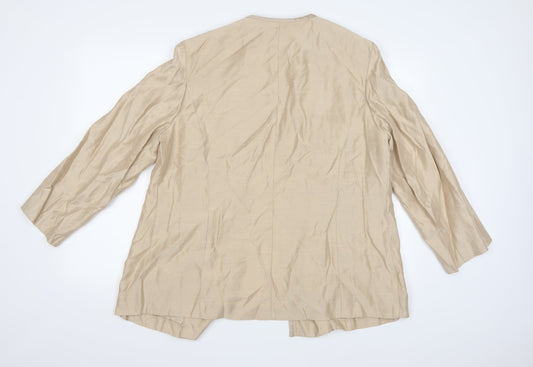 Ann Harvey Womens Beige   Jacket  Size 16