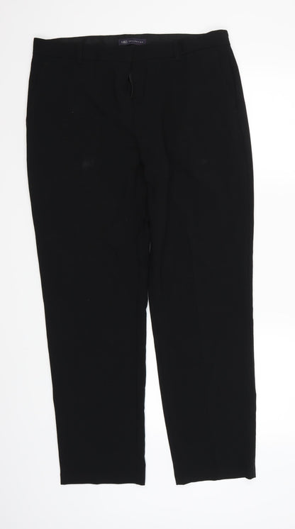 Womens UK Size 14 Marks and Spencer Regular Fit  Black Trousers