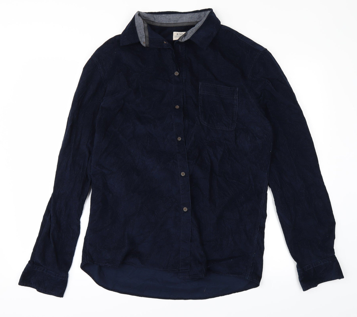 ACW85 Mens Blue    Button-Up Size M