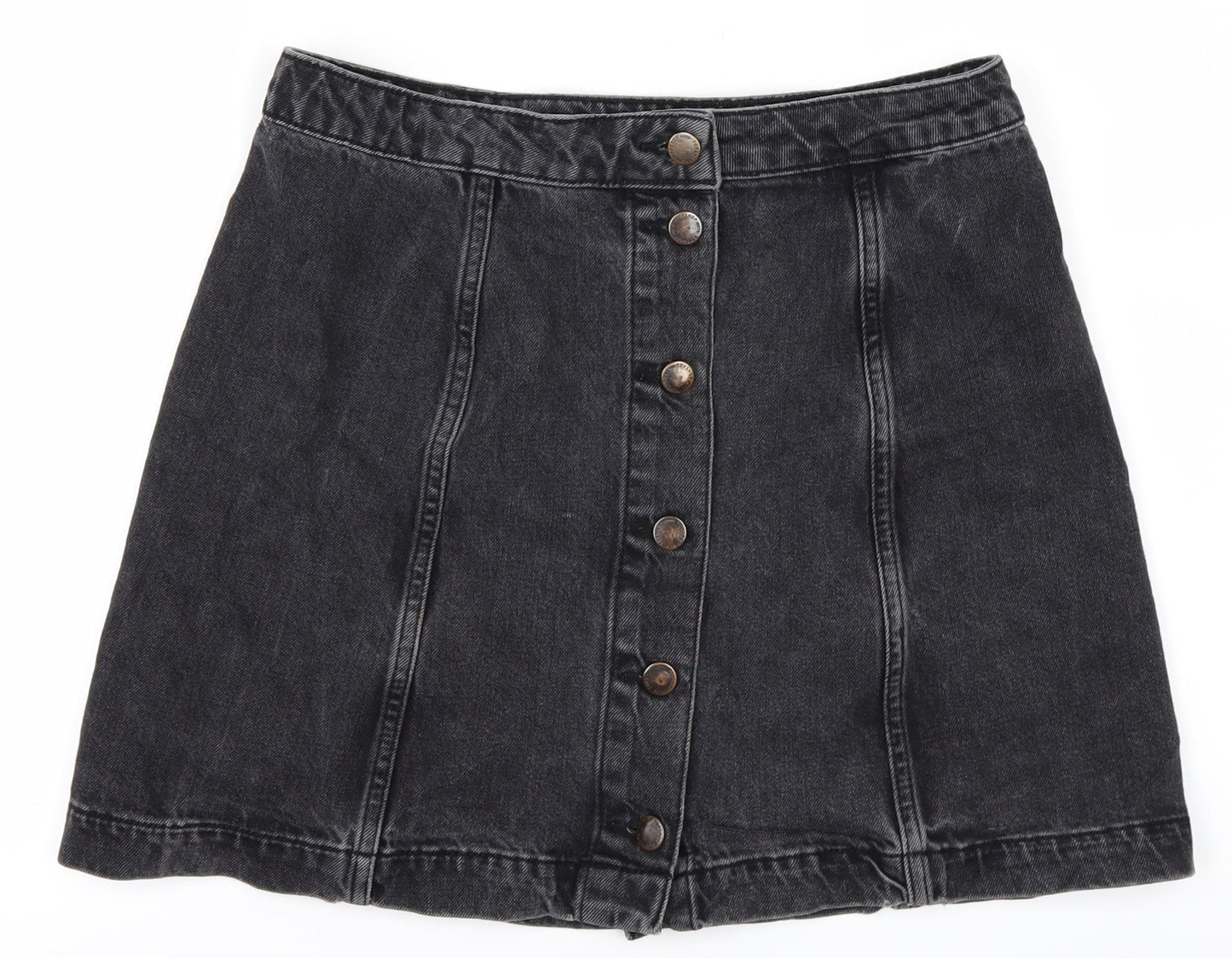 Womens UK Size 30 Topshop A-Line Denim Skirt