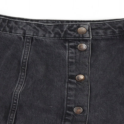 Womens UK Size 30 Topshop A-Line Denim Skirt