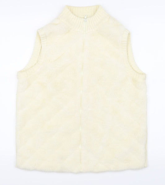 Classics Womens Beige   Jacket Waistcoat Size 16