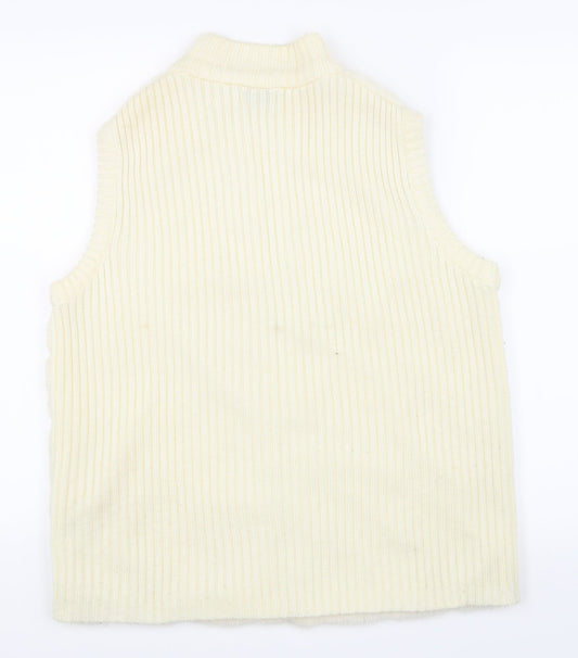 Classics Womens Beige   Jacket Waistcoat Size 16