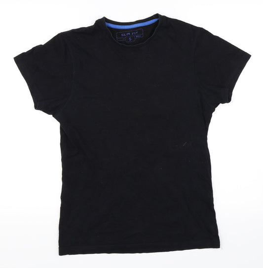 Preworn Mens Black    T-Shirt Size S