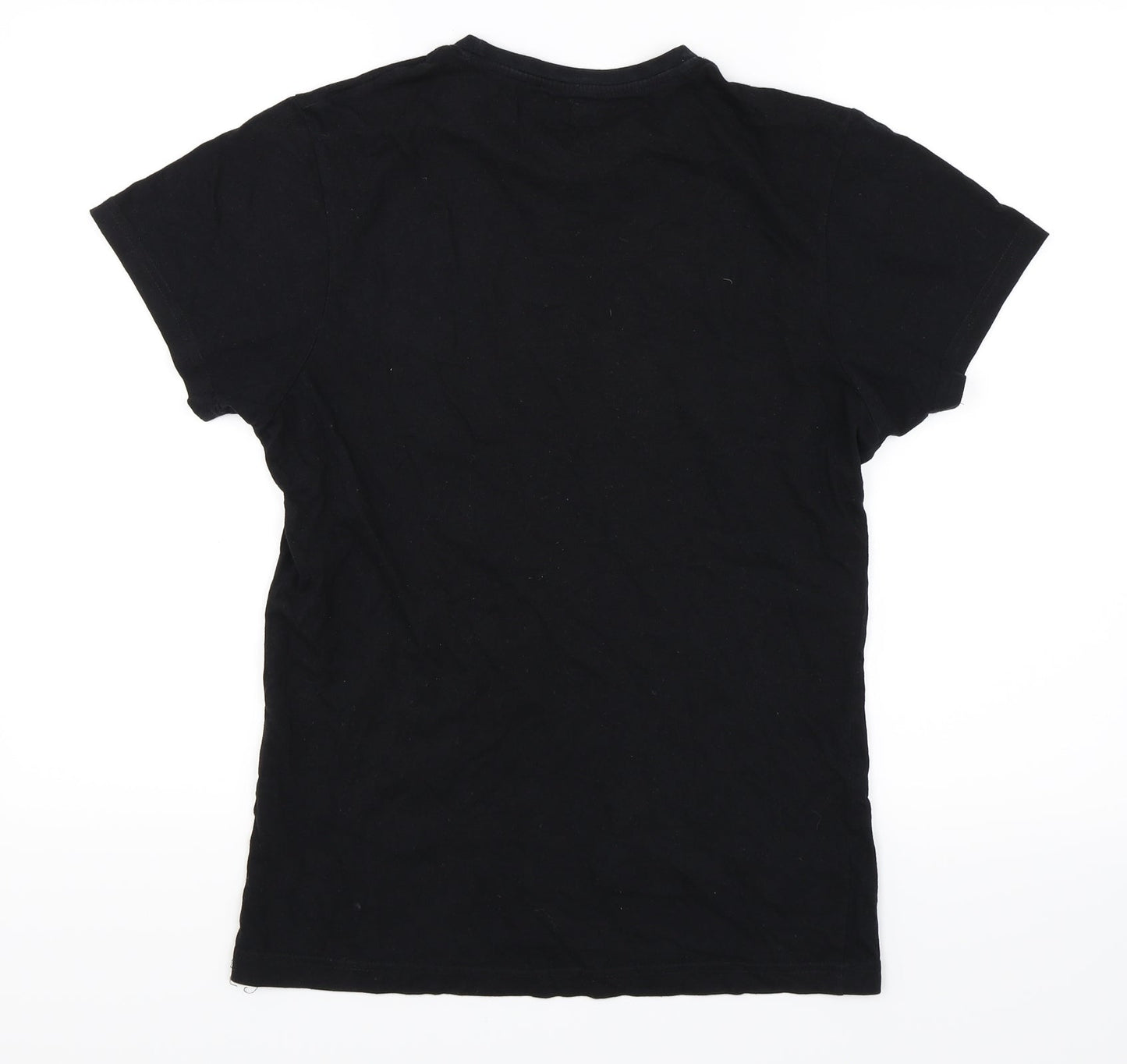 Preworn Mens Black    T-Shirt Size S