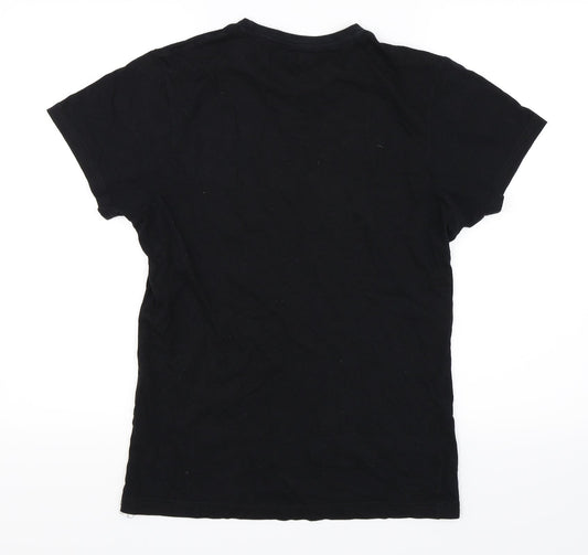 Preworn Mens Black    T-Shirt Size S