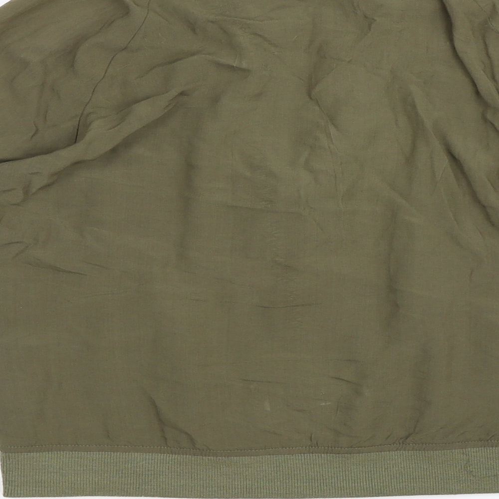Womens UK Size 8 Select Green Bomber Jacket