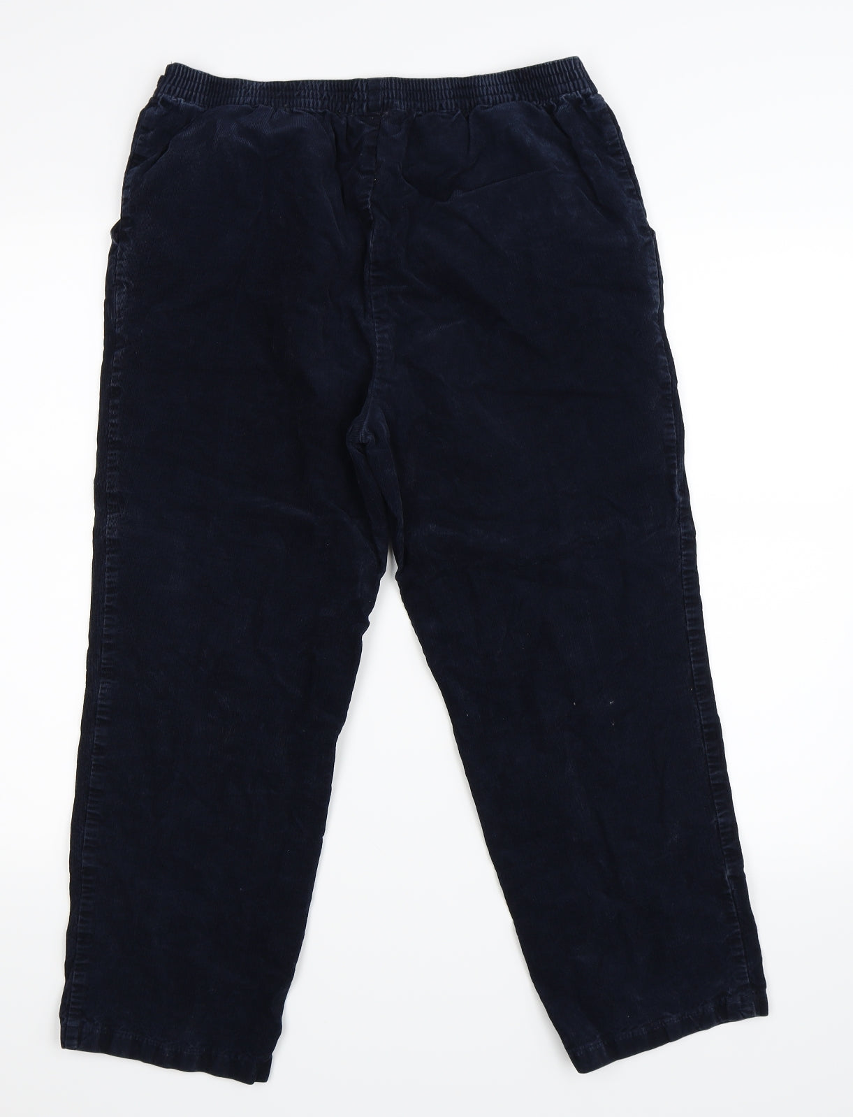 Womens UK Size 14 Marks and Spencer Regular Fit  Blue Trousers