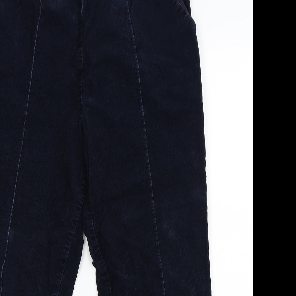 Womens UK Size 14 Marks and Spencer Regular Fit  Blue Trousers
