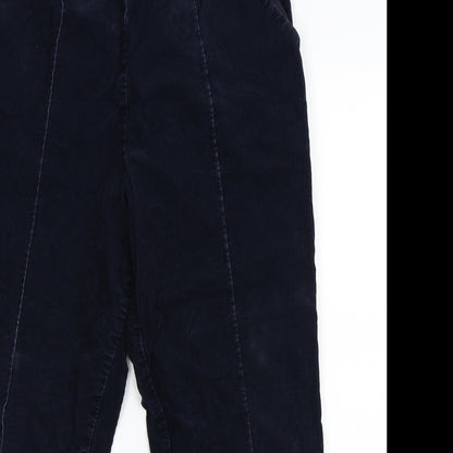 Womens UK Size 14 Marks and Spencer Regular Fit  Blue Trousers